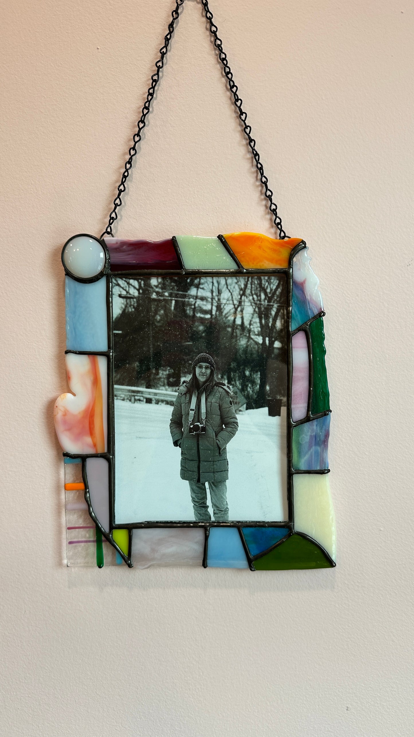 Collage Raw-Edge Picture Frame