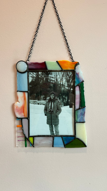 Collage Raw-Edge Picture Frame