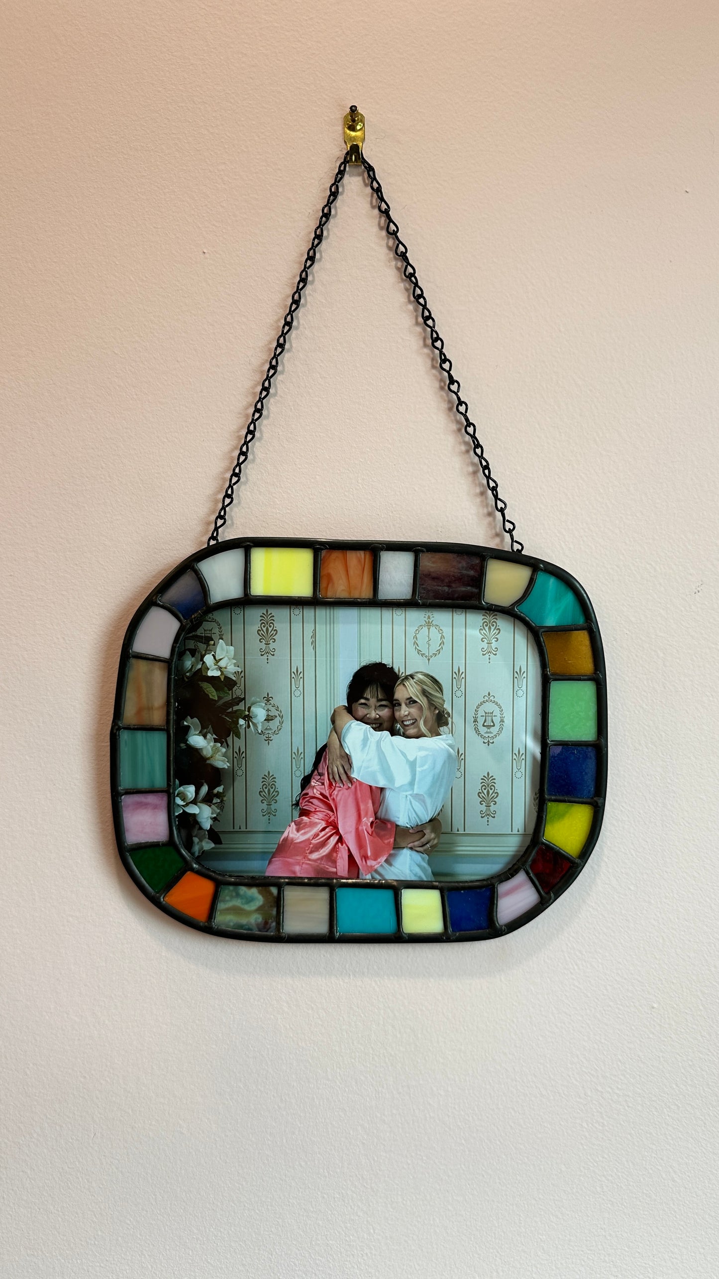 Rounded Mosaic Picture Frame