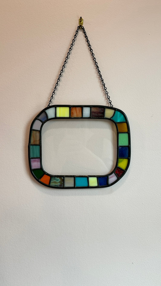 Rounded Mosaic Picture Frame