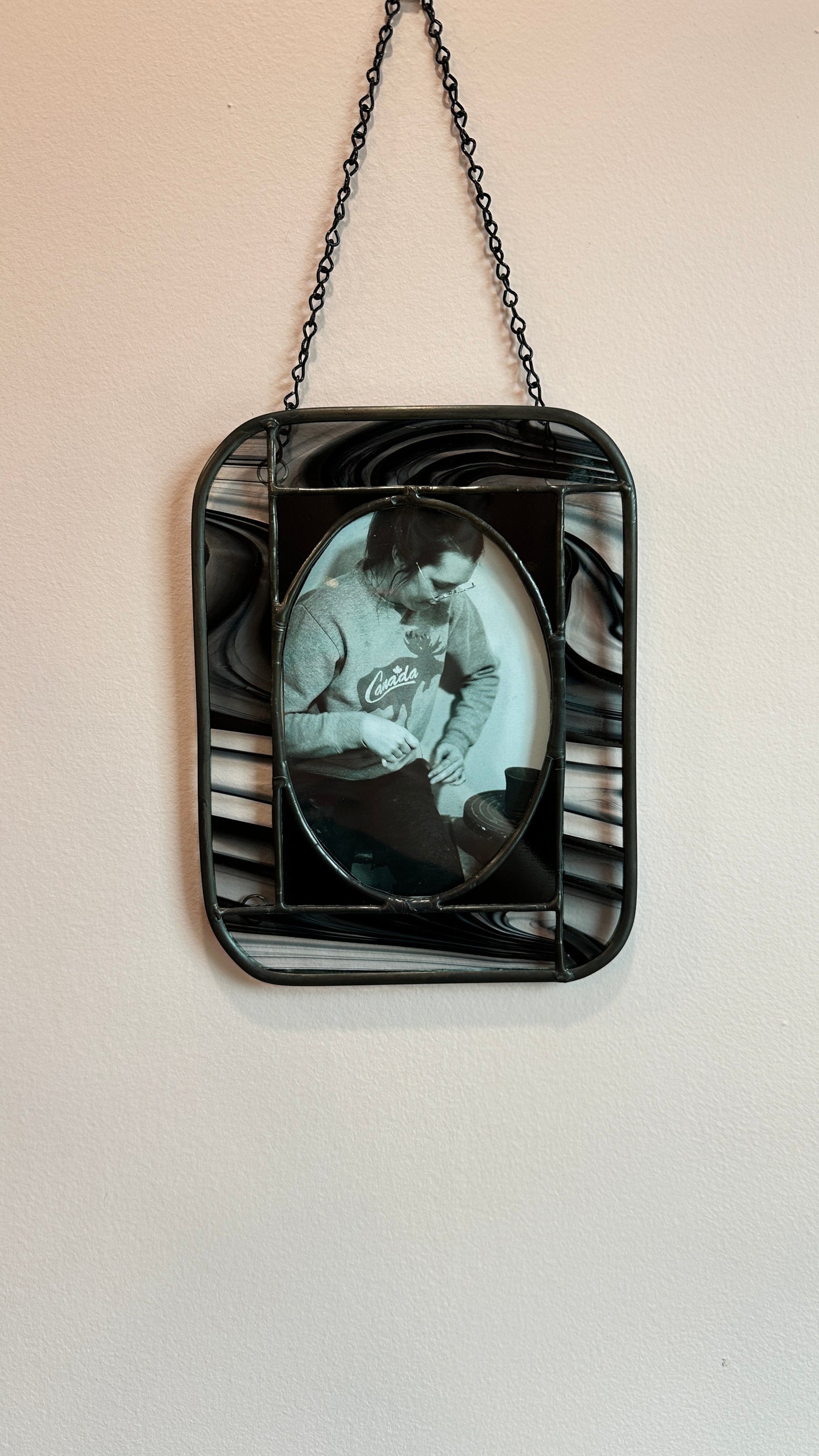 Swirly Black Picture Frame