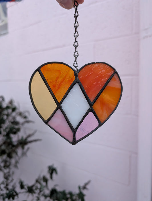 Sapphic Heart Suncatcher