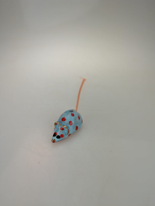 Blue Mouse Toy Whisker-Keeper