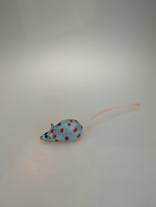 Blue Mouse Toy Whisker-Keeper